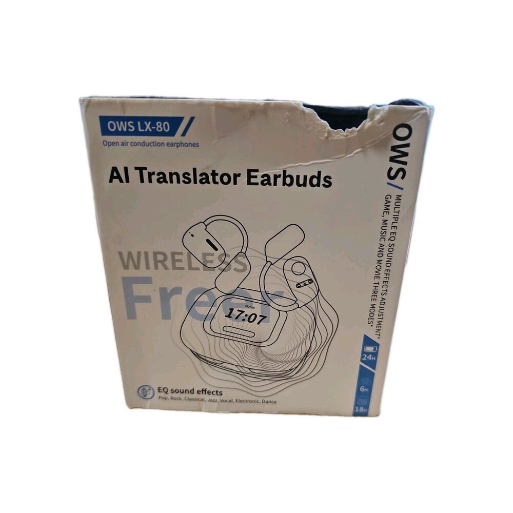 OWS LX-80 AI Translator Earbuds